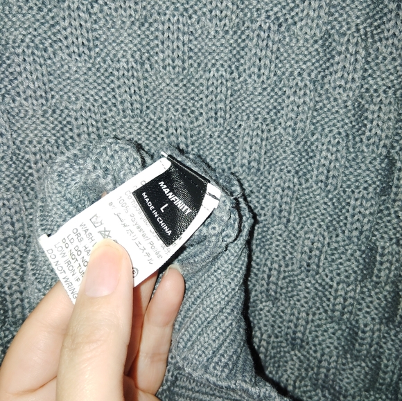 Men's grey sweater - Picture 6 of 6